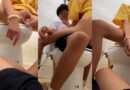 คลิปโป๊นักเรียนไทยขนหมอยยังไม่ขึ้น เงี่ยนหีลากแฟนทอมเข้าไปเย็ดในห้องน้ำ