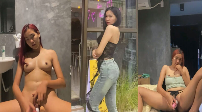 สาวไทยช่วยตัวเอง เปิดกล้องกับแฟนใช้ดิสโด้น้ำแตกไป2รอบ